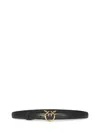 Pinko Fine Ceinture Avec Boucle Love Birds 1 Cm In Black