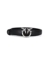 Pinko Genuine Leather Stylish Belt In Black