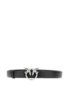 Pinko Love Birds Belt In Black