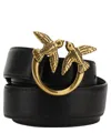 Pinko Love Berry Belt In Black