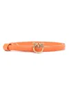 Pinko Love Birds Belt In Orange