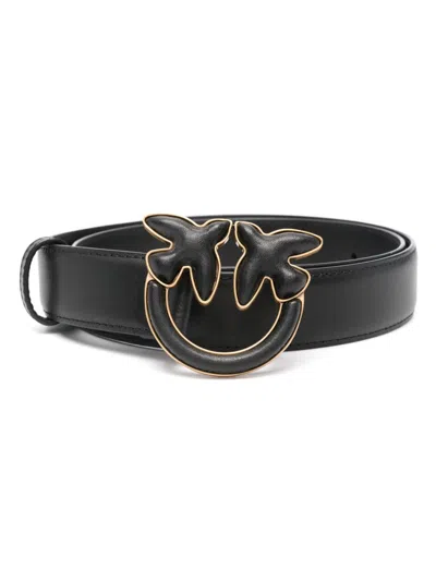 Pinko Love Birds Belt In Schwarz