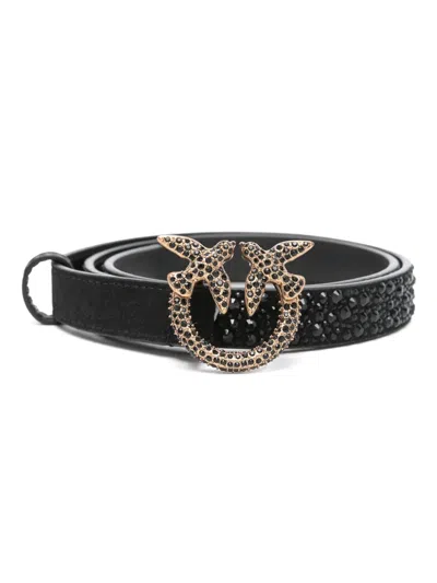 Pinko Love Birds Belt In Schwarz