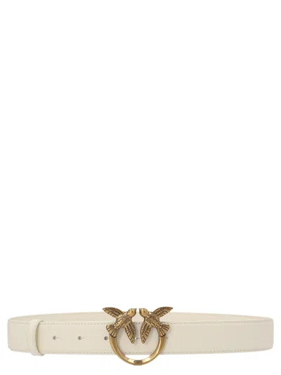 Pinko Love Birds Belt In White