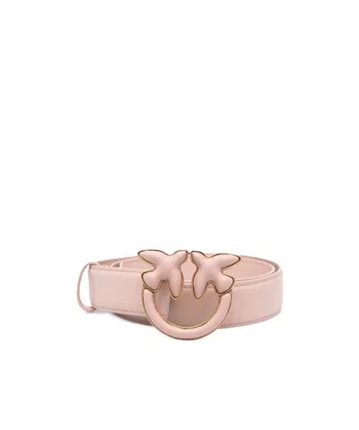 Pinko Love Birds Belt In Pink