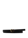 Pinko Love Birds-buckle Belt In Black