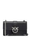 Pinko Love Birds Chain-strap Shoulder Bag In Black