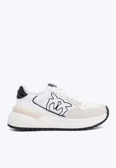 Pinko Love Birds Chunky Low-top Sneakers In White