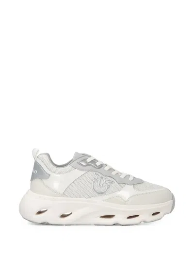 Pinko Love Birds Chunky Sneakers In White