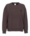 Pinko Setup Crewneck Sweatshirt In Cotton With Logo In Black