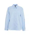 Pinko Korean Oxford Shirt For Men In Blue