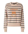 Pinko Love Birds-intarsia Sweater In Nude