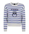 Pinko Love Birds-intarsia Sweater In White