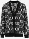 Pinko Love Birds Knit In Viscose Blend In Multi
