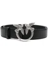 Pinko Genuine Leather Stylish Belt In Black