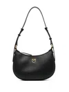 Pinko Half Moon Mini Bag In Black