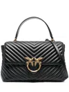 Pinko Love Lady Puff Classic Crossbody Bag In Black