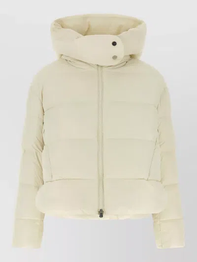 Pinko Love Birds Logo Hooded Quilted Down Jacket