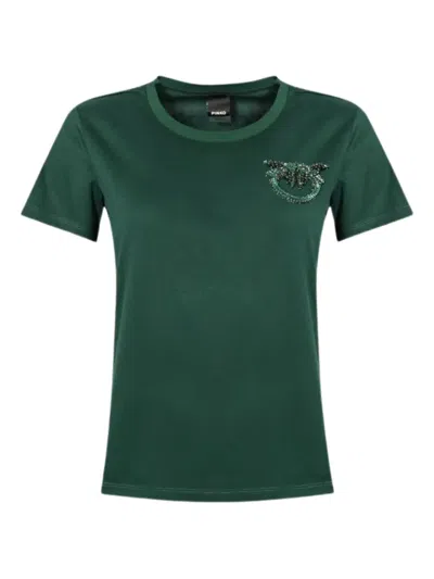 PINKO LOVE BIRDS LOGO T-SHIRT
