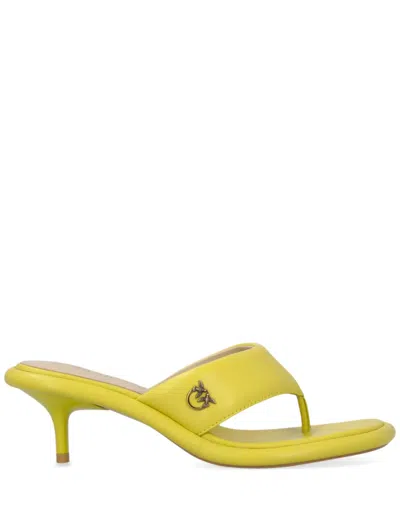 Pinko Love Birds-plaque Sandals