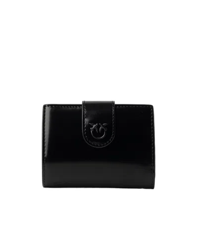 Pinko Love Birds Plaque Wallet In White