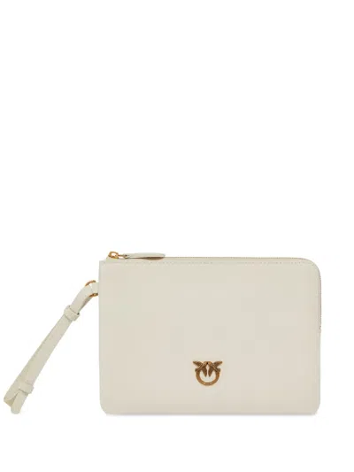 Pinko Love Birds Portemonnaie In Weiss