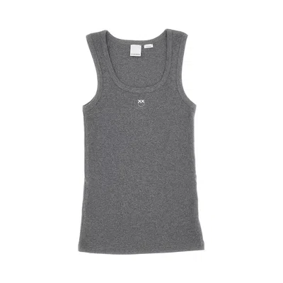 PINKO 'LOVE BIRDS' RIBBED TANK TOP