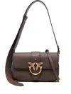 Pinko Love Bag Medium Slouchy Shoulder Bag In Brown