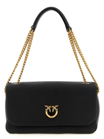 Pinko Love Birds Shoulder Bag In White