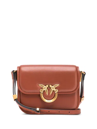 Pinko Love Birds Schultertasche In Braun