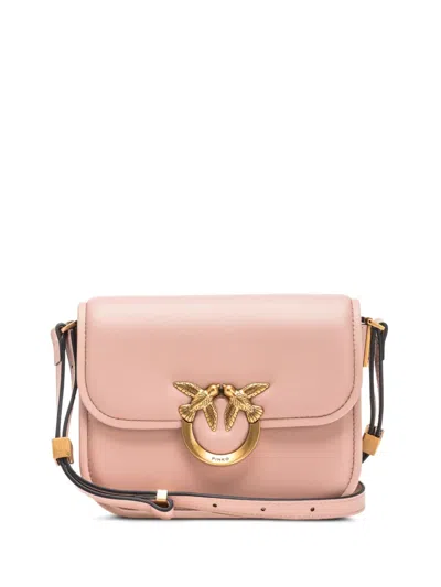 Pinko Love Birds Shoulder Bag In Pink