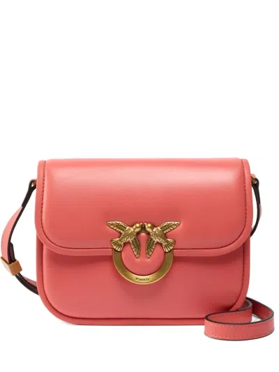 Pinko Love Birds Shoulder Bag In Pink