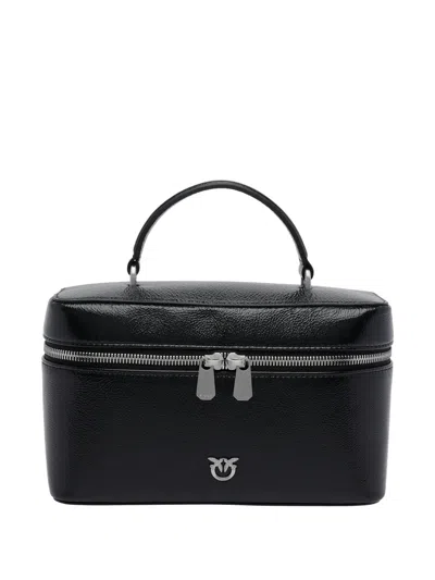 Pinko Love Birds Vanity Case In Black