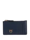 Pinko Love Birds Wallet In Blue