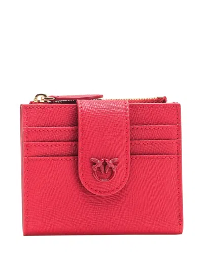Pinko Love Birds Wallet In Red