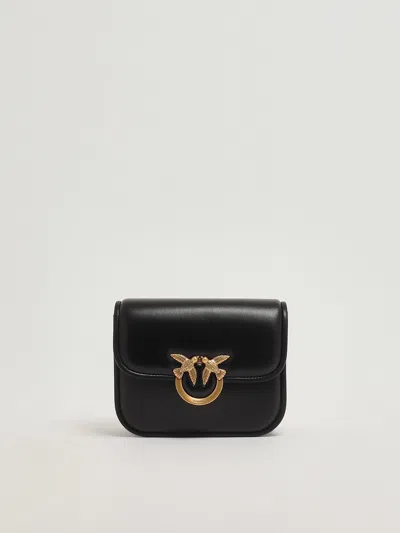 Pinko Love Box Bag Mini Clutch In Black