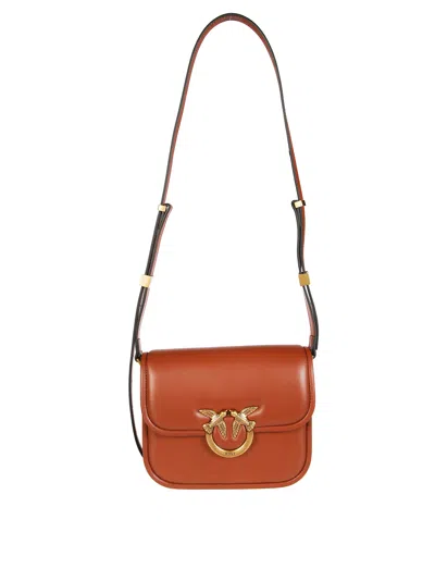 Pinko Love Box Bag In Orange