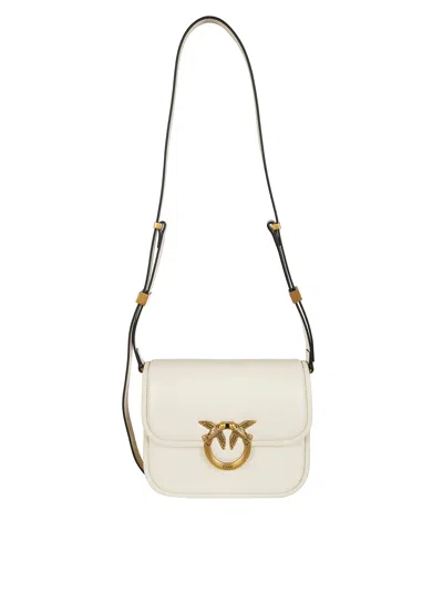Pinko Love Box Bag In Neutral