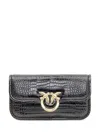 Pinko Love Box Baguette In Black