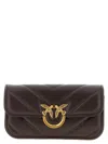 Pinko Love Box Baguette Hand Bags Bordeaux In Brown