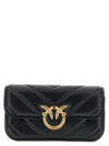 Pinko Love Box Baguette Hand Bags Black In Black