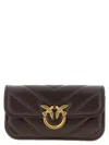 Pinko Love Box Baguette Hand Bags Bordeaux In Burgundy