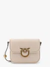 Pinko Love Birds Metal Leather Shoulder Bag
