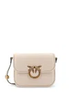 Pinko Love Birds Metal Leather Shoulder Bag