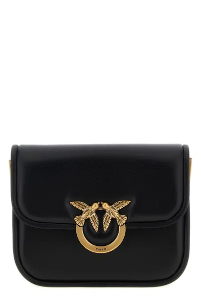 Pinko 'love Box Mini' Crossbody Bag In Black