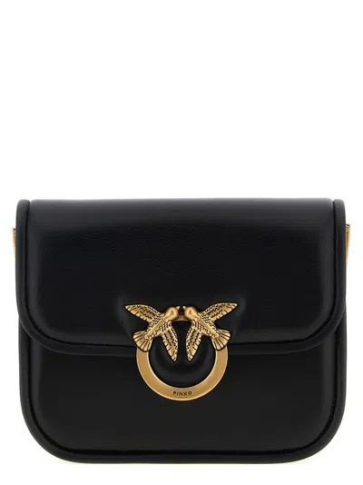Pinko 'love Box Mini' Crossbody Bag In Black