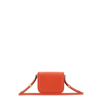 Pinko Love Box Mini Crossbody Bag In Orange