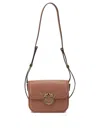 Pinko Medium Love Box Crossbody Bag In Brown