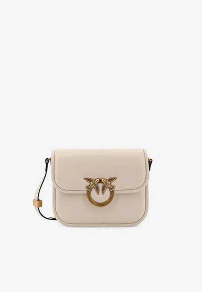 Pinko Love Box Square Nappa Leather Shoulder Bag