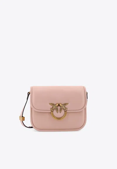 Pinko Love Box Square Nappa Leather Shoulder Bag